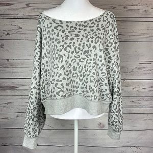 Aerie Leopard sweatshirt XS